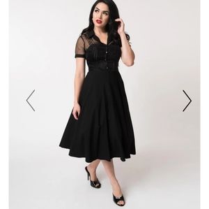 Pinterest
Unique Vintage 1950s Black Stretch Sheer